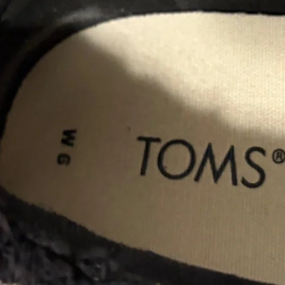 Women's TOMS Valencia Platform Espadrille - Black - 6 - Picture 7 of 12